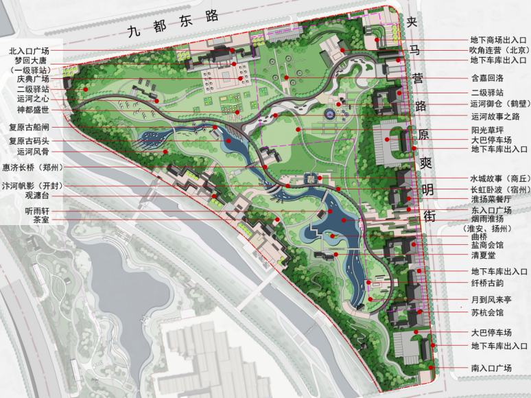 洛阳隋唐大运河项目效果图 洛阳隋唐大运河项目效果图